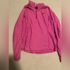 PINK NEW BALANCE QUARTER ZIP IN GOOD CONDITION